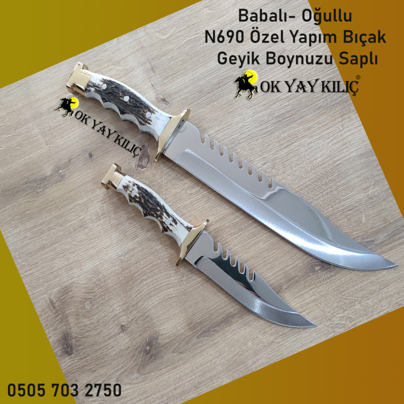 Babalı Oğullu Özel Üretim Bıçak (N690)