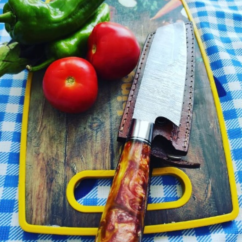 Japanese Kiritsuke Damascus Şef Bıçağı 1