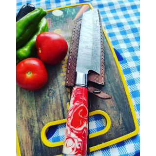 Japanese Kiritsuke Damascus Şef Bıçağı 3
