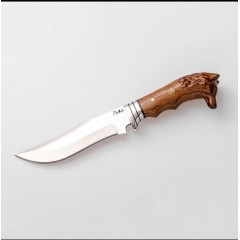 Kurtbaşlı Yeleli Kamp ve Avcı Bıçağı(28 cm)-(İsviçre Çakısı Hediyeli)