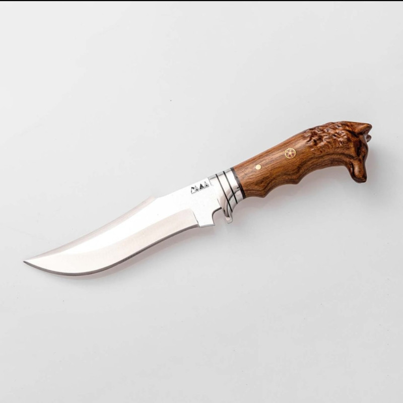 Kurtbaşlı Yeleli Kamp ve Avcı Bıçağı(28 cm)-(İsviçre Çakısı Hediyeli)